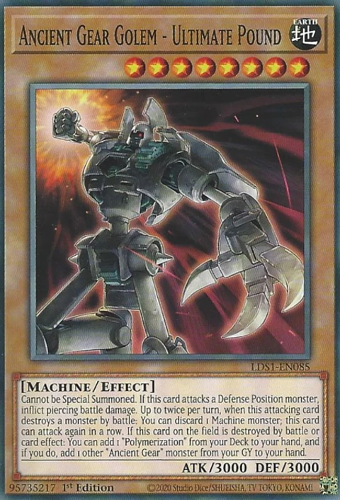 Ancient Gear Golem - Ultimate Pound - LDS1-EN085