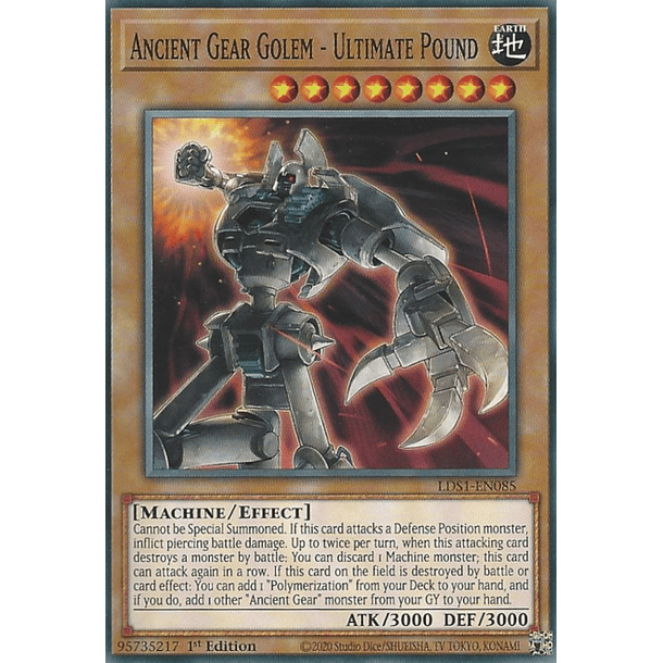 Ancient Gear Golem - Ultimate Pound - LDS1-EN085