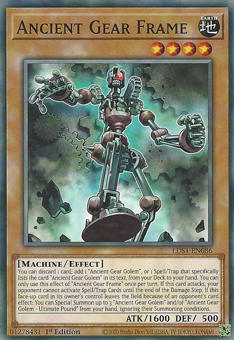 Ancient Gear Frame - LDS1-EN086 - Common 