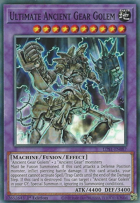Ultimate Ancient Gear Golem - LDS1-EN087 - Common 