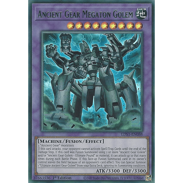Ancient Gear Megaton Golem - LDS1-EN088 - Ultra Rare