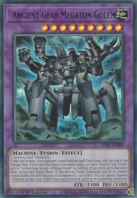 Ancient Gear Megaton Golem - LDS1-EN088 - Ultra Rare