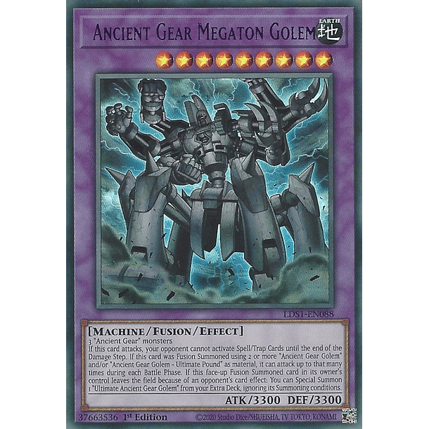 Ancient Gear Megaton Golem - LDS1-EN088 - Ultra Rare 2