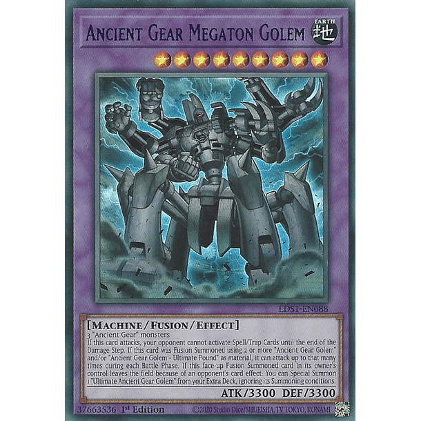 Ancient Gear Megaton Golem - LDS1-EN088 - Ultra Rare 3