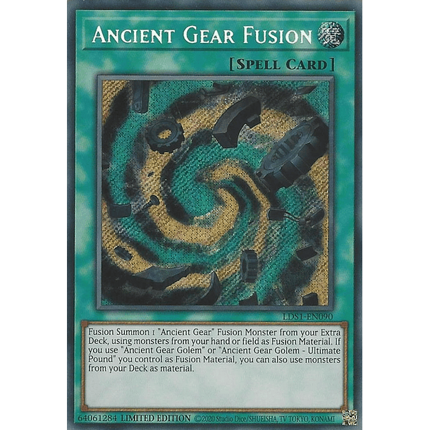 Ancient Gear Fusion - LDS1-EN090 - Secret Rare