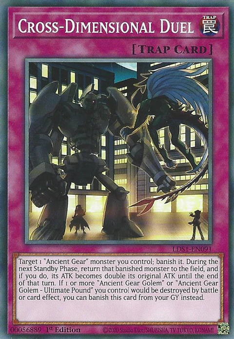 Cross-Dimensional Duel - LDS1-EN091 - Common 