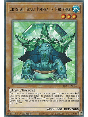 Crystal Beast Emerald Tortoise - LDS1-EN095 - Common 