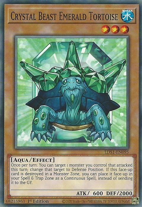 Crystal Beast Emerald Tortoise - LDS1-EN095 - Common 