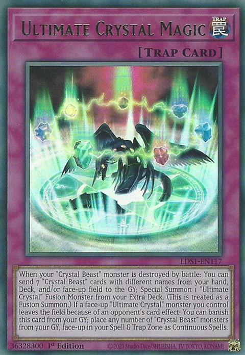 Ultimate Crystal Magic - LDS1-EN117 - Ultra Rare (español)