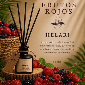 Difusor Ambiental con Varillas Frutos Rojos