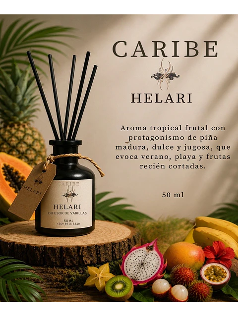 Difusor Ambiental con Varillas Caribe
