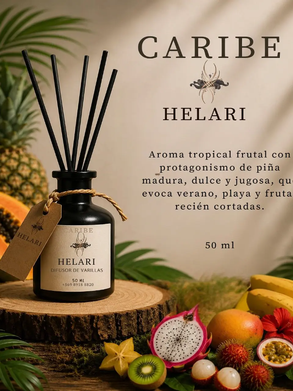 Difusor Ambiental con Varillas Caribe 1