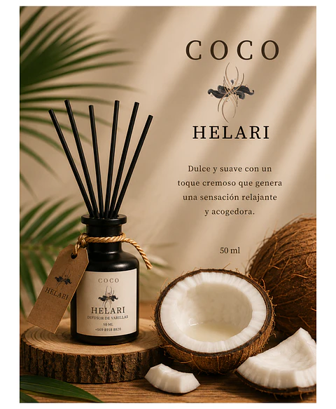 Difusor Ambiental con Varillas Coco