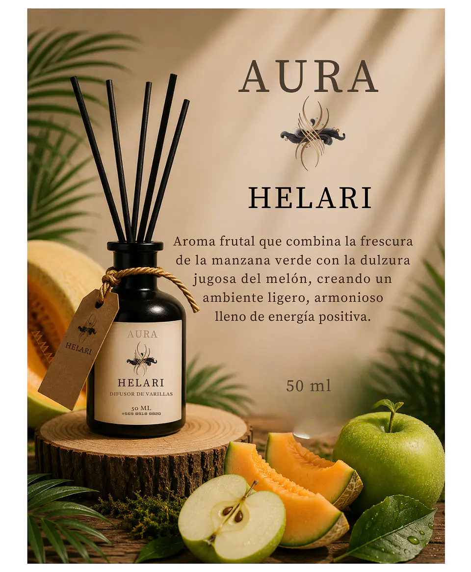 Difusor Ambiental con Varillas Aura 1