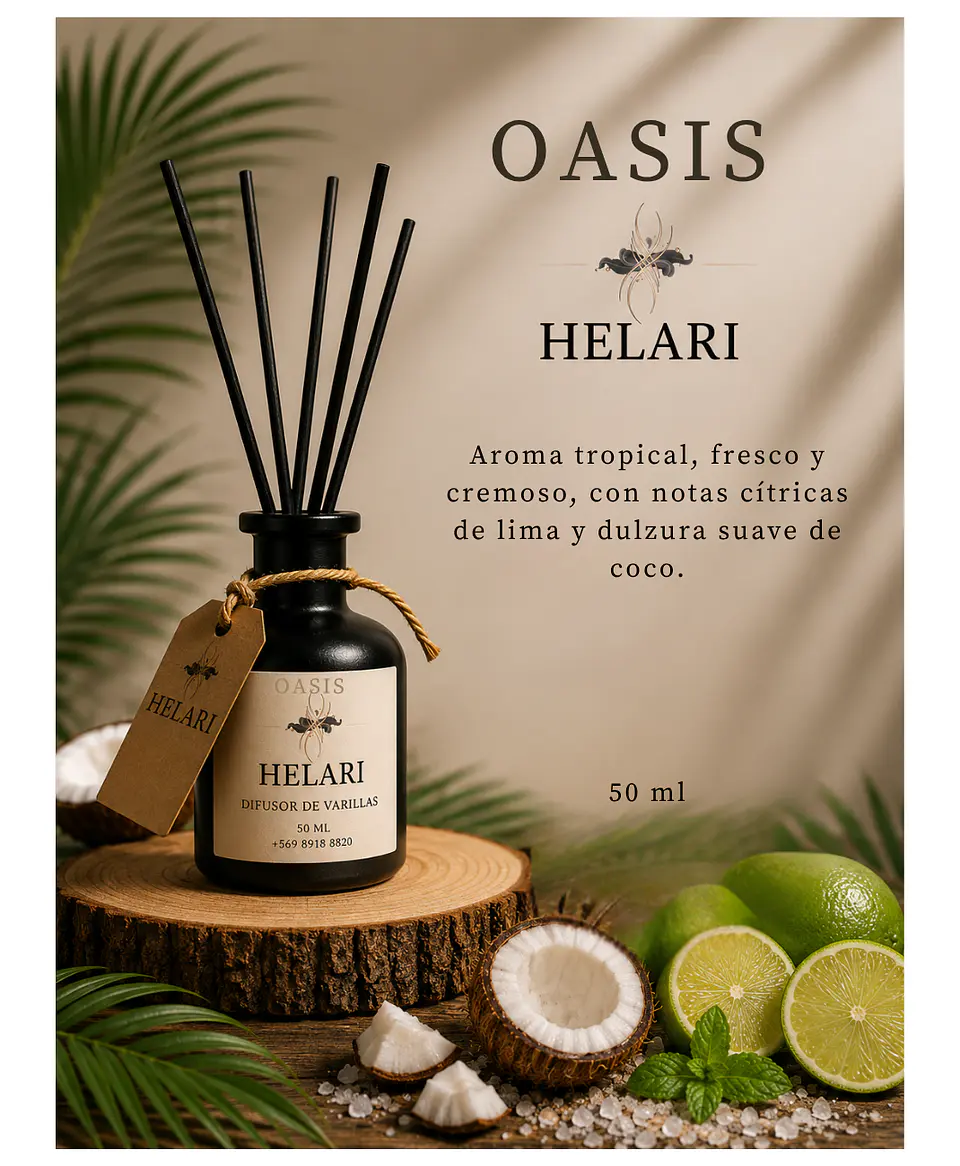Difusor Ambiental con Varillas Oasis 1