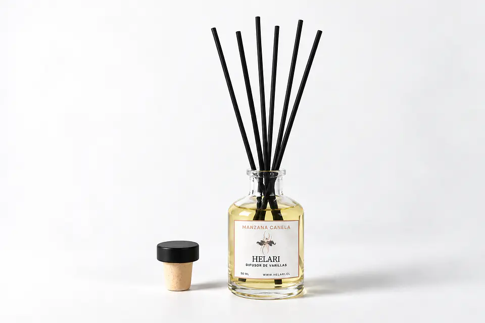 Difusor Ambiental con Varillas Manzana Canela 3