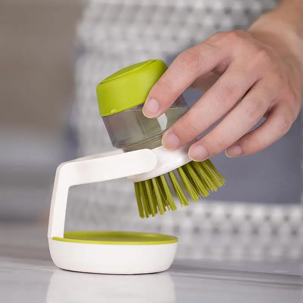 Cepillo de mano para limpieza de sartenes y ollas eco-friendly