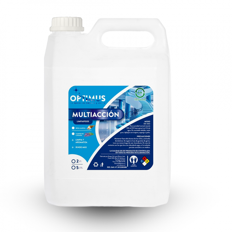 MULTIACCION LIMPIAPISOS BRISA MARINA OPTIMUS 5 LITROS 1