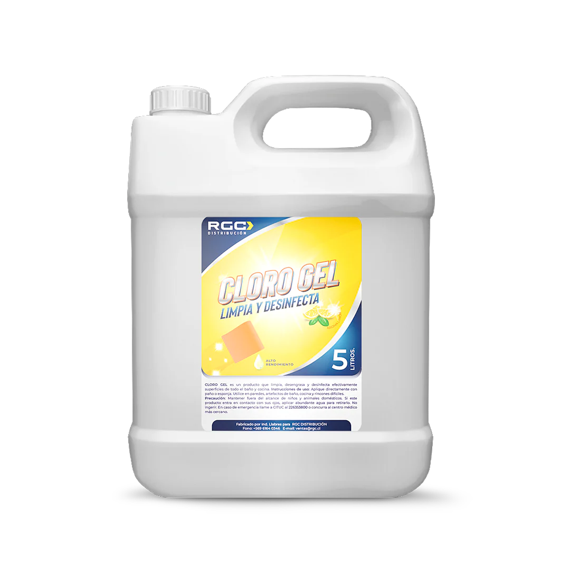 CLORO GEL 5 LITROS 1