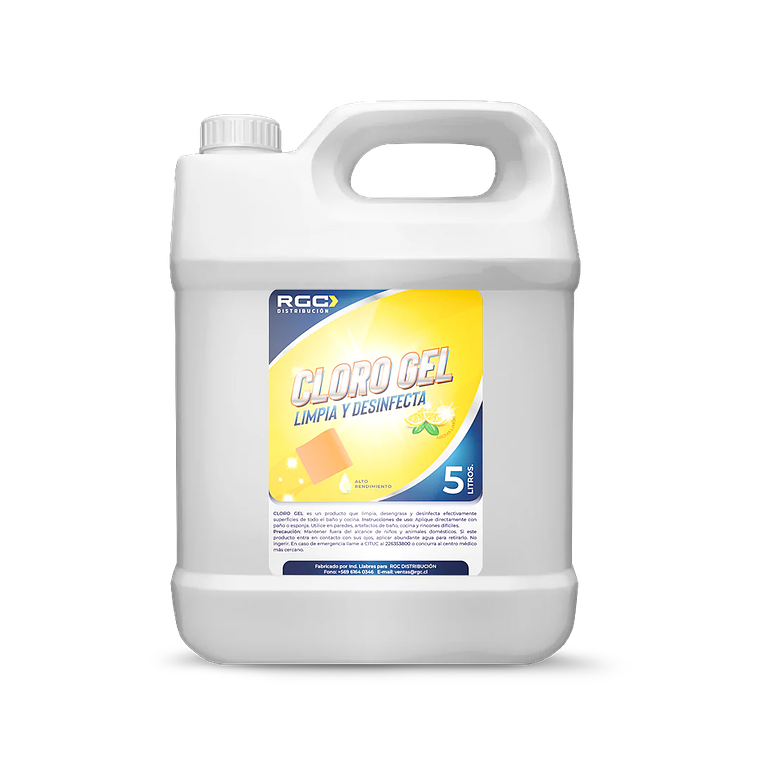 CLORO GEL 5 LITROS 1