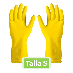 GUANTE DOMESTICO LATEX MULTIUSO TALLA S