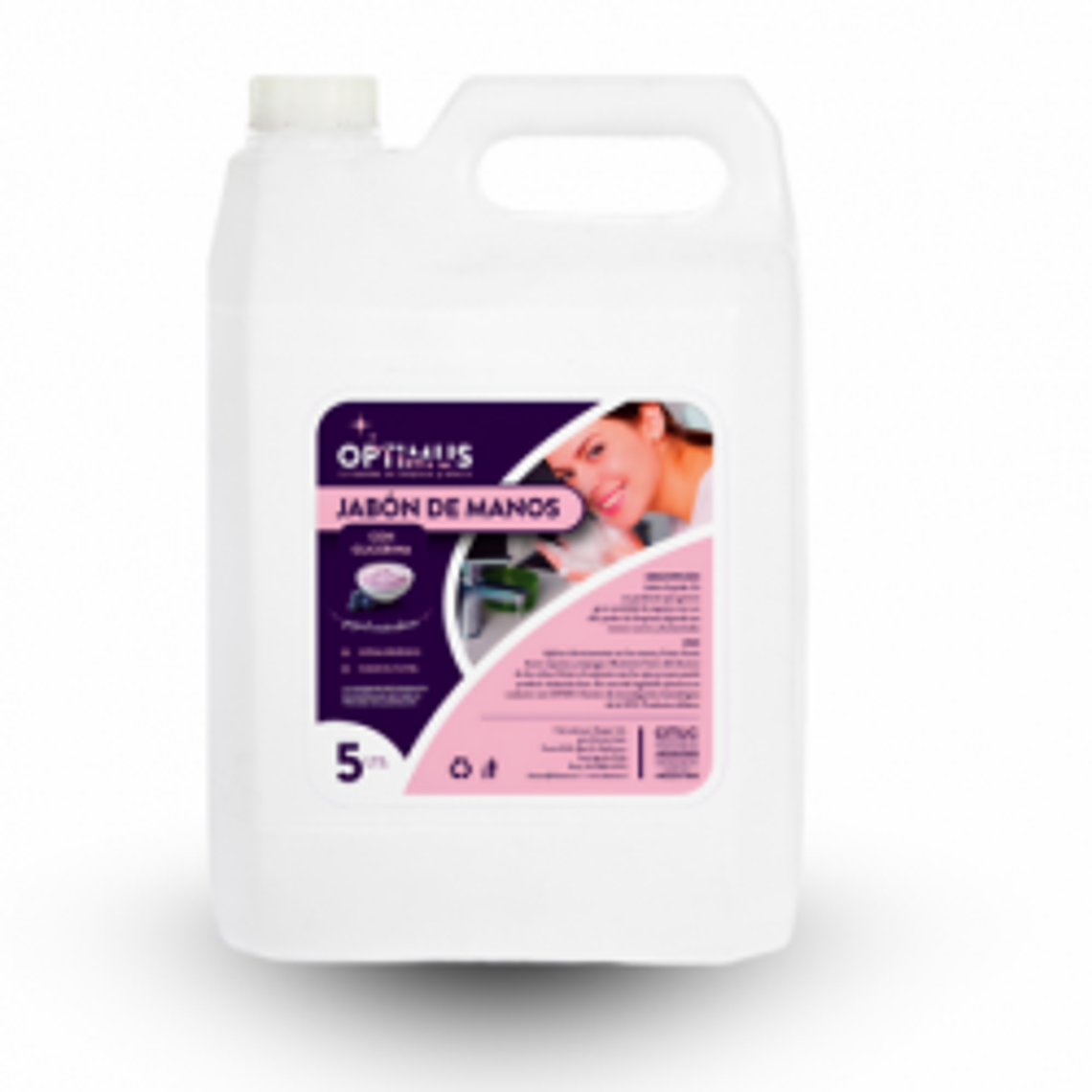 JABON PERLADO ARANDANOS OPTIMUS 5 LITROS 1