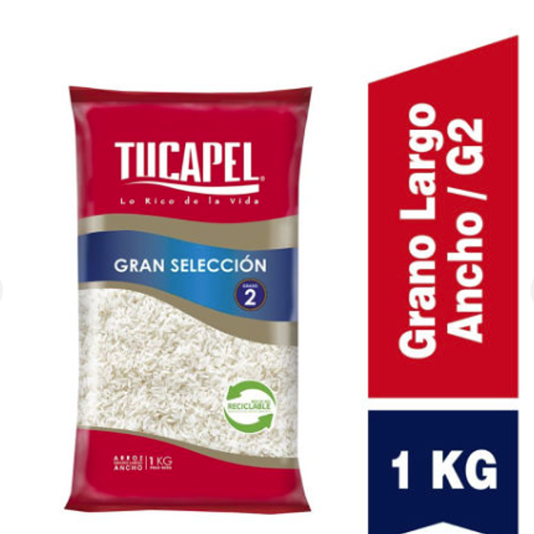 ARROZ G2 GRAN SELECC 1KG TUCAPEL 1