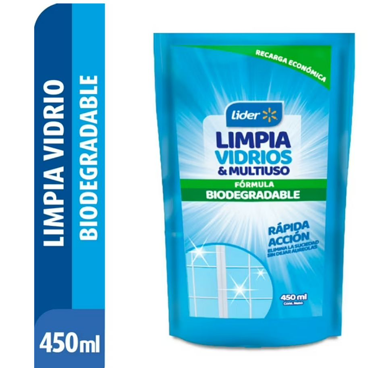 LIMPIA VIDRIOS LIDER 450 ML 1