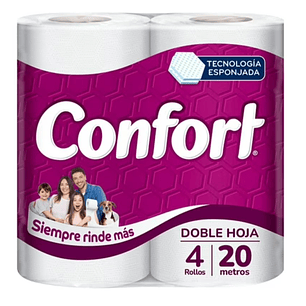 CONFORT DH 4 ROLLOS 20 MT