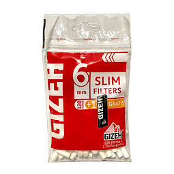 Filtros Gizeh Slim Rojo C/Pegamento