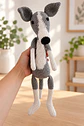 Galgo em Crochet Artesanal – 38 cm - Thumbnail 2