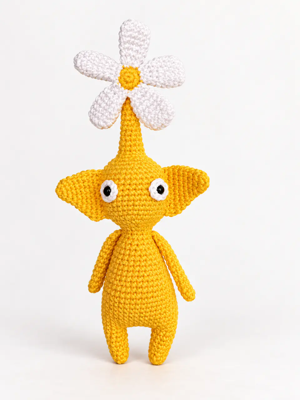 Pikmin Amarelo em Crochet 2