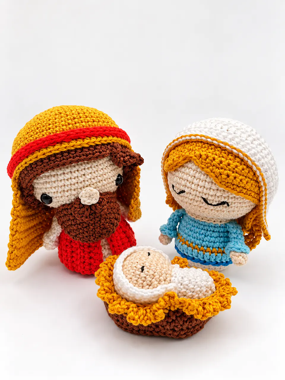 Presépio em Crochet – Sagrada Família Artesanal 2