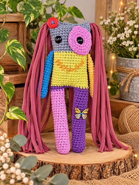 Pip – Oddling em Crochet | Monstro Artesanal