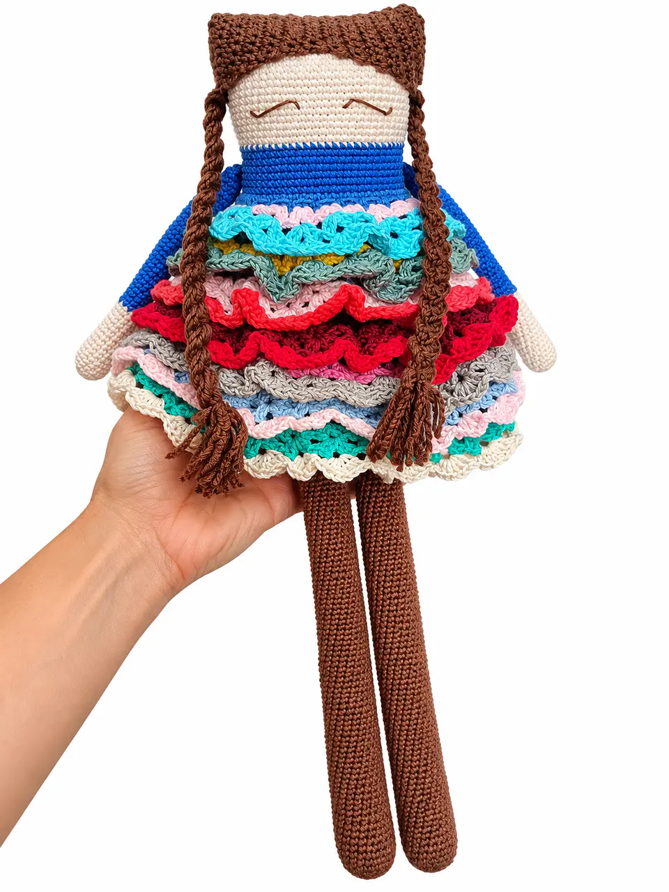 Mabel – Ragdoll em Crochet | Boneca de Trapos Artesanal 3