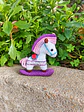 Cavalinho de Carrossel em Crochet – Miniatura Artesanal - Thumbnail 3