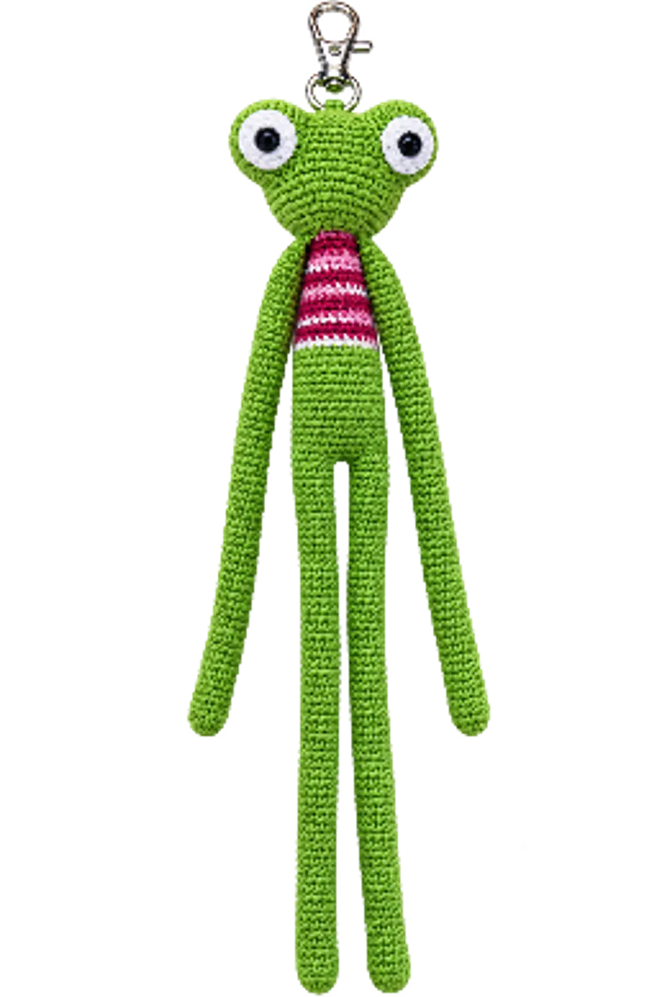 Sapo em Crochet – Pendente Decorativo para Mala 4