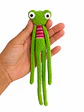 Sapo em Crochet – Pendente Decorativo para Mala - Thumbnail 3