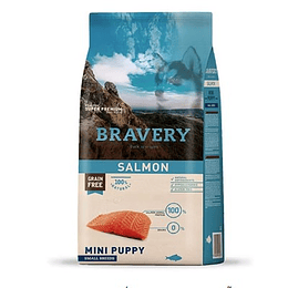 BRAVERY - SALMON MINI PUPPY SMALL BREEDS 7 KILOS