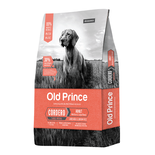 Old Prince Adulto Cordero y Arroz Integral 15+3 Kg