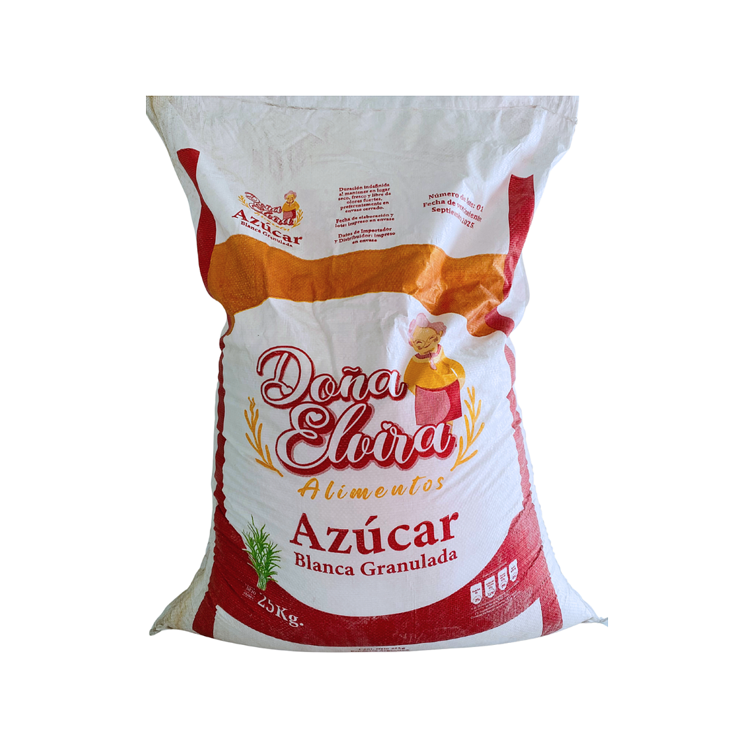 Saco Azúcar granel Doña Elvira x25 kg 1