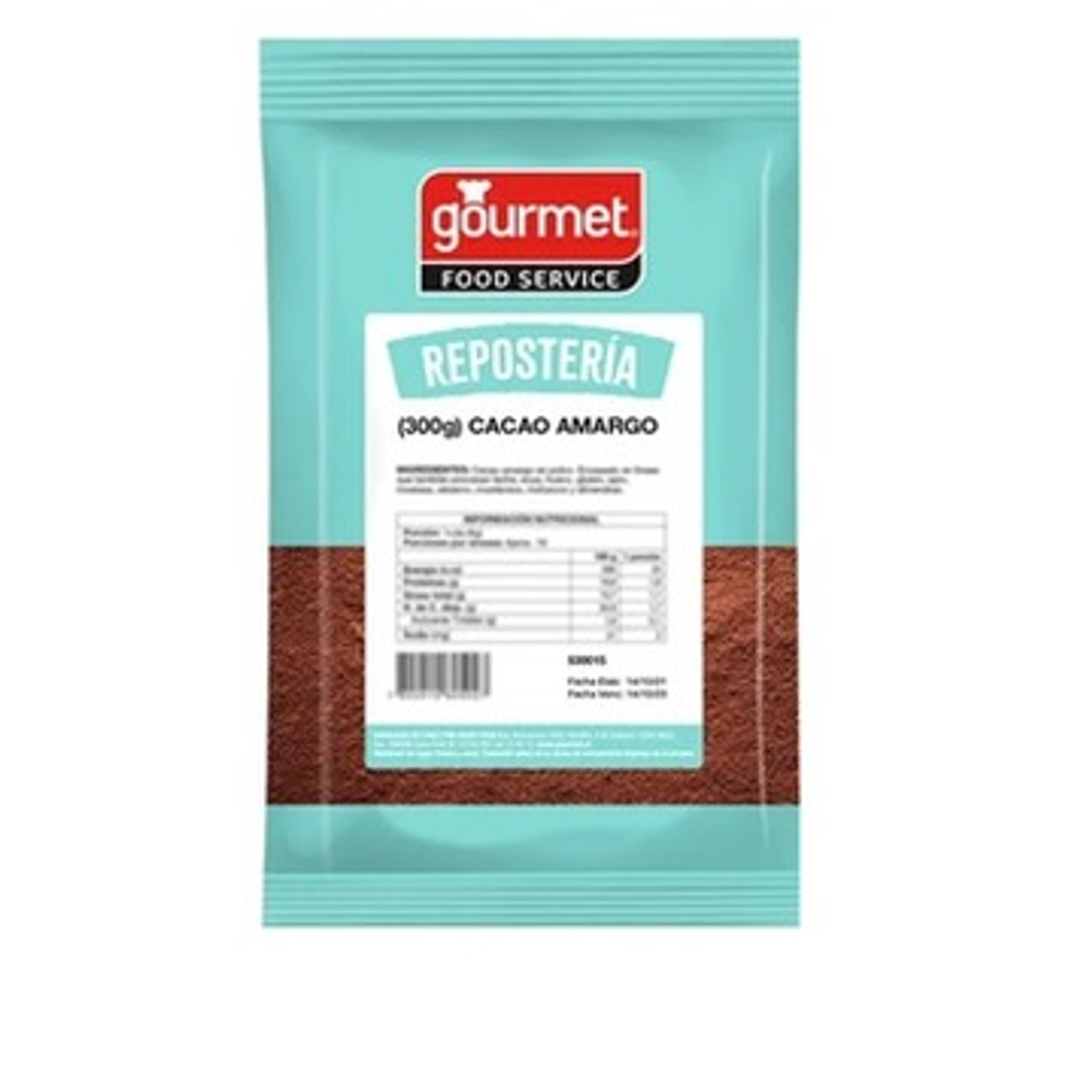 Cacao amargo Gourmet x300 gr 1