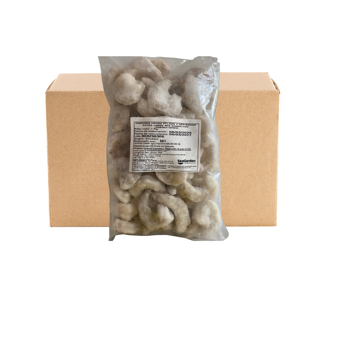 Camarón Extra Large Mix PYD caja 10kg 1