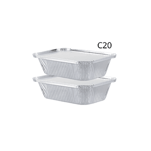 Envase aluminio C20 1X20 uni