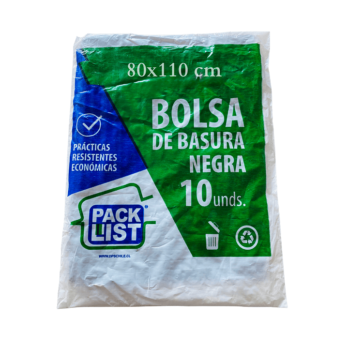 Bolsa Basura negra 80x 110 cm 1