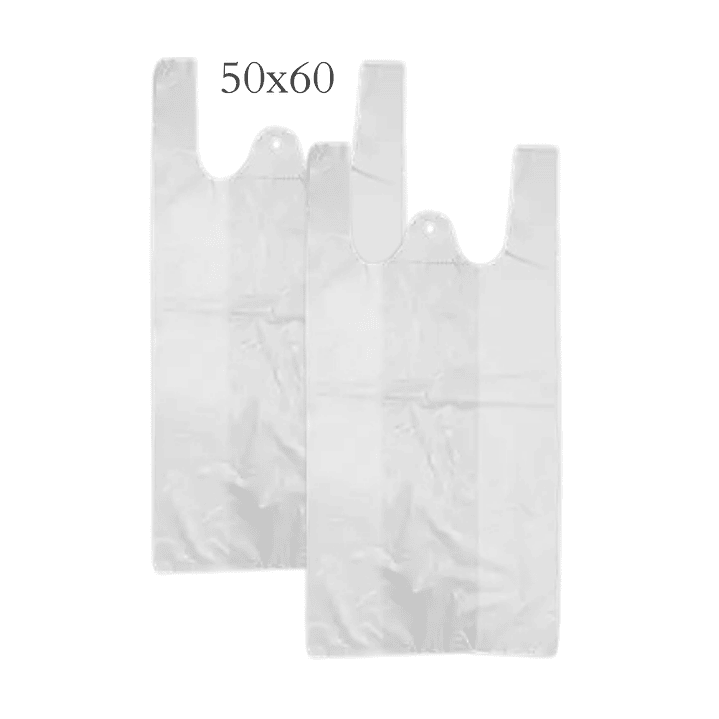 Bolsas camiseta Blanca 50x60 1