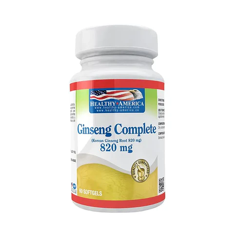 Ginseng Complete 820Mg 60 Softgels Healthy America