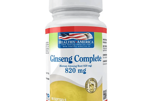 Ginseng Complete 820Mg 60 Softgels Healthy America