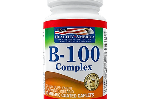 Complejo B100 Complex 50Caplets Healthy America