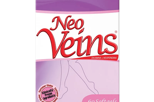 Neo Veins 500Mg 60Softgels Healthy America